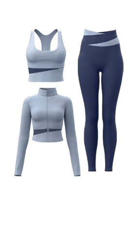 3 piece set! Tracksuits for ladies -sports bra and jacket.